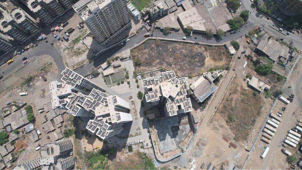 Amakin Mohammadiyah Phase 3 - Ezzy Mohallah - Ezzy Masjid, Husami CHS, Noorani CHS - Arial View